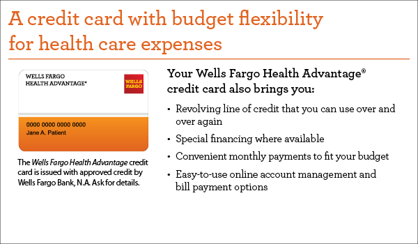 Wells Fargo Health Advantage Credit Card